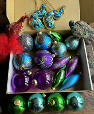 Peacock ornaments assorted for sale  Richmond Hill