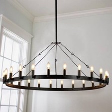 Wagon wheel chandelier for sale  Edgewater