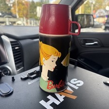 Usado, Garrafa térmica vintage 1962, Barbie lancheira  comprar usado Usado, Garrafa térmica vintage 1962, Barbie lancheira  comprar usado  Enviando para Brazil