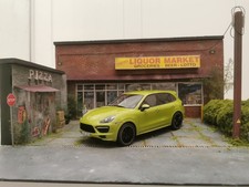 Używany, Diorama 1:18 Usa Parking Shop Makieta 1/18 Jamadiorama na sprzedaż  PL