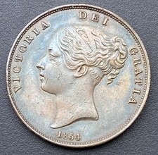 1854 victoria penny for sale  HUNTINGDON
