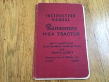 Ransomes maintenance operating for sale  FAREHAM