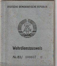 Nva wehrdienstausweis gedient gebraucht kaufen  Döbeln
