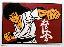Werbe aufkleber karate gebraucht kaufen Werbe aufkleber karate gebraucht kaufen  Köln