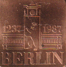 1987 ddr gedenkmedaille gebraucht kaufen  Eppelheim