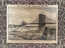 Brooklyn bridge centennial for sale  Treadwell