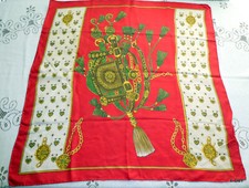 Foulard vintage carre d'occasion  Six-Fours-les-Plages