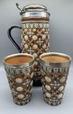 Conjunto de limonada de grés Doulton Lambeth, 1881 comprar usado Conjunto de limonada de grés Doulton Lambeth, 1881 comprar usado  Enviando para Brazil