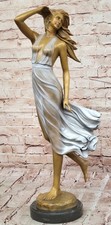 Graceful bronze lady for sale  Westbury