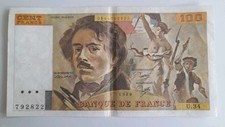 100 francs delacroix d'occasion  Sartrouville