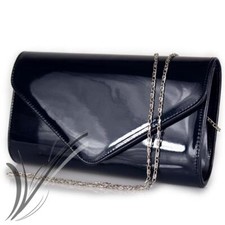 Pochette vernice blu usato  Portici