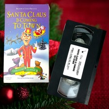 Vintage Santa Claus Is Coming To Town Classic Christmas Show VHS Video TESTED comprar usado  Enviando para Brazil