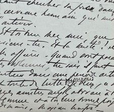 Belle lettre peintre d'occasion  France