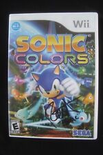Sonic Colors (Nintendo Wii, 2010) CIB ASSINADO ROGER CRAIG SMITH - THE HEDGEHOG comprar usado  Enviando para Brazil