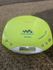 CD player portátil Sony Walkman ESPMAX modelo D-E330 cor verde limão NÃO TESTADO comprar usado  Enviando para Brazil