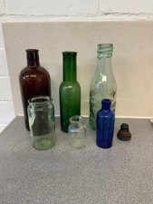Vintage glass bottles for sale  MARCH