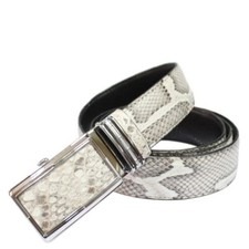 Cinto masculino de couro genuíno pele de píton com: 3,5 cm comprar usado  Enviando para Brazil
