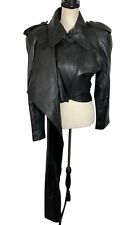 Mugler leather cropped for sale  Studio City