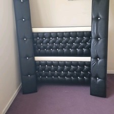 Black cream leather for sale  GLOUCESTER
