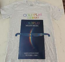 Pôster, camiseta, óculos 3D COLDPLAY Moon Bundle.  Não para revenda!!! Ganhou!, usado comprar usado  Enviando para Brazil