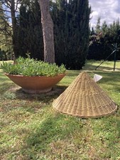 Lampadario rattan vintage usato  Fossombrone