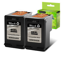 Usado, 2PK 65XL Black Ink Cartridge compatible with HP DeskJet 2632 ENVY 5034 new chip  comprar usado  Enviando para Brazil
