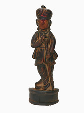 Tampo de mesa antigo antigo de pau-rosa feito à mão de madeira Watchman/Estátua Darbar comprar usado  Enviando para Brazil