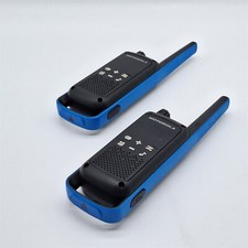 Rádios bidirecionais Motorola Solutions Portable FRS T802 Talkabout, preto/azul, pacote com 2 comprar usado  Enviando para Brazil