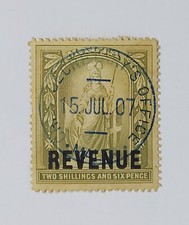 1907 malta revenue d'occasion  Expédié en Belgium