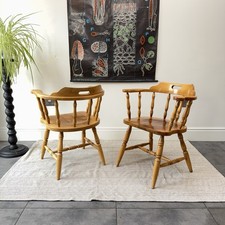 Pair vintage spindle for sale  NORTHAMPTON