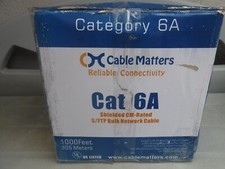 Cable Matters 10Gbps UL listado na parede (cm) cabo Cat 6A blindado de cobre nu comprar usado  Enviando para Brazil