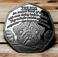 Pug silver commemorative for sale  EDINBURGH