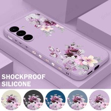 Capa telefone para Samsung Galaxy A56 A16 A05s A15 S25 S24 S23 S22 rosa flor comprar usado  Enviando para Brazil