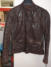 Blouson cuir marron d'occasion  Perpignan-