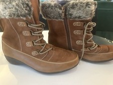 Evans boots brown for sale  MANCHESTER