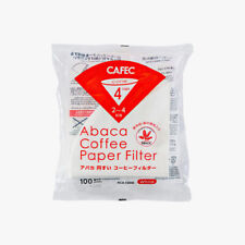 Filtro de papel em forma de cone Abaca 4 xícaras branco 100 peças (pacote com 3) comprar usado  Enviando para Brazil