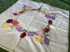Vintage hand embroidered for sale  BOURNEMOUTH