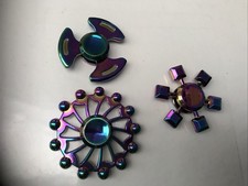 Rainbow fidget spinner for sale  Davis