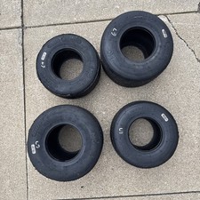 Usado, Bom conjunto usado de pneus MG Red SH2 Racing Go Kart 7.10/11x5 e 4.60-10x5 comprar usado  Enviando para Brazil