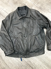 Herren lederjacke reißverschl gebraucht kaufen  Leverkusen