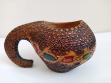 Vintage wooden pyrography for sale  RUGBY