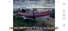 Rib boat valiant for sale  FARNHAM
