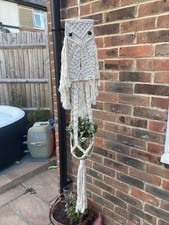 Vintage macrame owl for sale  ROCHESTER