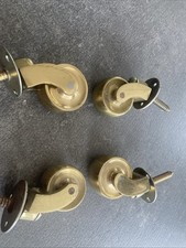 Brass castors for sale  ASHBOURNE