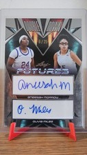 Usado, 2024 Leaf Futures ANEESAH MORROW/OLIVIA MILES Double Down DUAL AUTO Prata /25 comprar usado  Enviando para Brazil