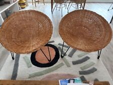 Paire fauteuils corbeille d'occasion  Nogent-sur-Marne