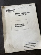 Tennant Rs Tlr Chão Máquina de alisar Peças De Instrução Manual De Serviço Livro Shop comprar usado  Enviando para Brazil