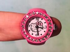 Relógio anel Hello Kitty - Strass redondo com rosto Hello Kitty - Rosa - NOVO comprar usado  Enviando para Brazil