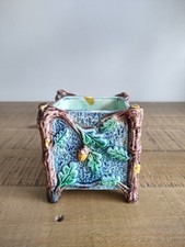 Majolica slipper planter d'occasion  Expédié en Belgium