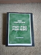 YAMAHA PSR-730 PSR-630 MANUAL DO USUÁRIO PAPEL FORMATO A4 NA PASTA 175 páginas excelente, usado comprar usado  Enviando para Brazil